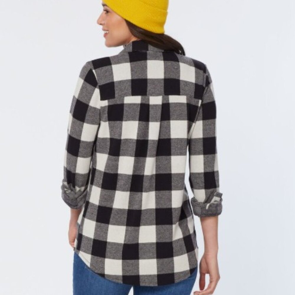 Duluth Women's T-Shirt Flannel Long Sleeve Shirt - Picture 2 of 2